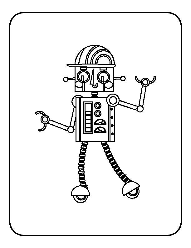 Coloring Pages Robot