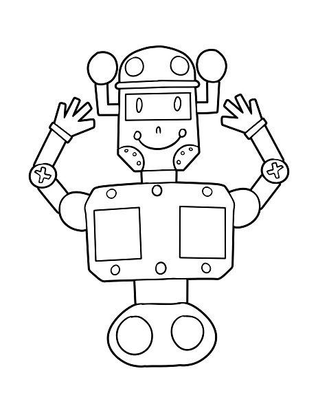 Coloring Pages Robots