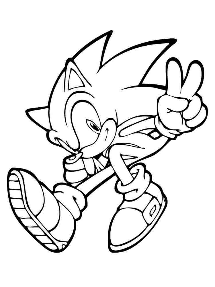 Coloring Pages sonic