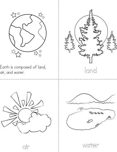 coloring pages to print five elements like fire water ice cards