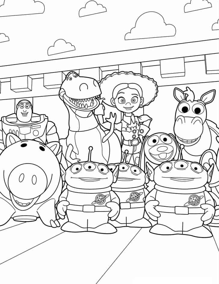 Coloring Pages Toy Story