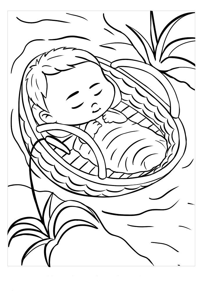 coloring pages water babies