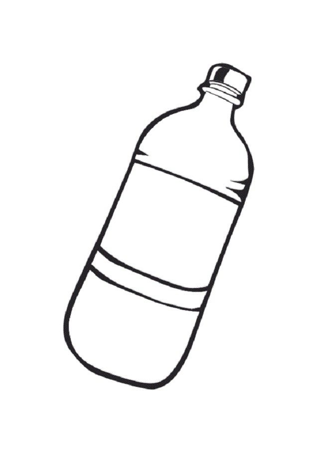 coloring pages water bottlr