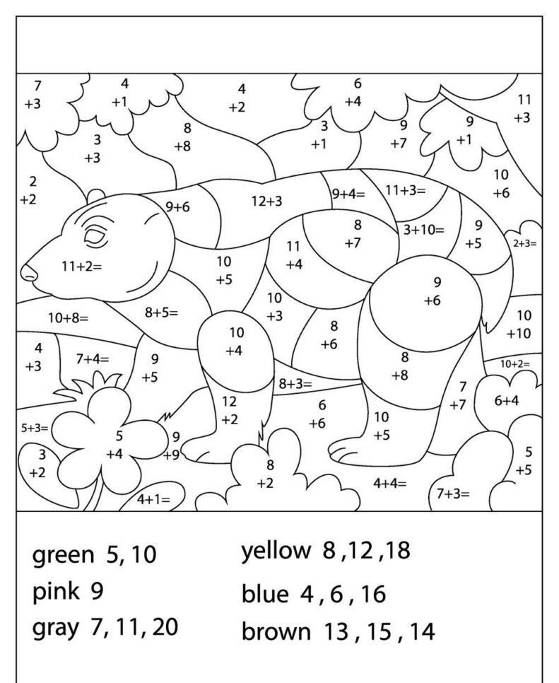 Coloring Pages with Math