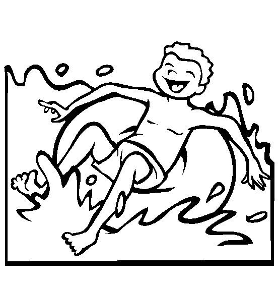 coloring pages with water