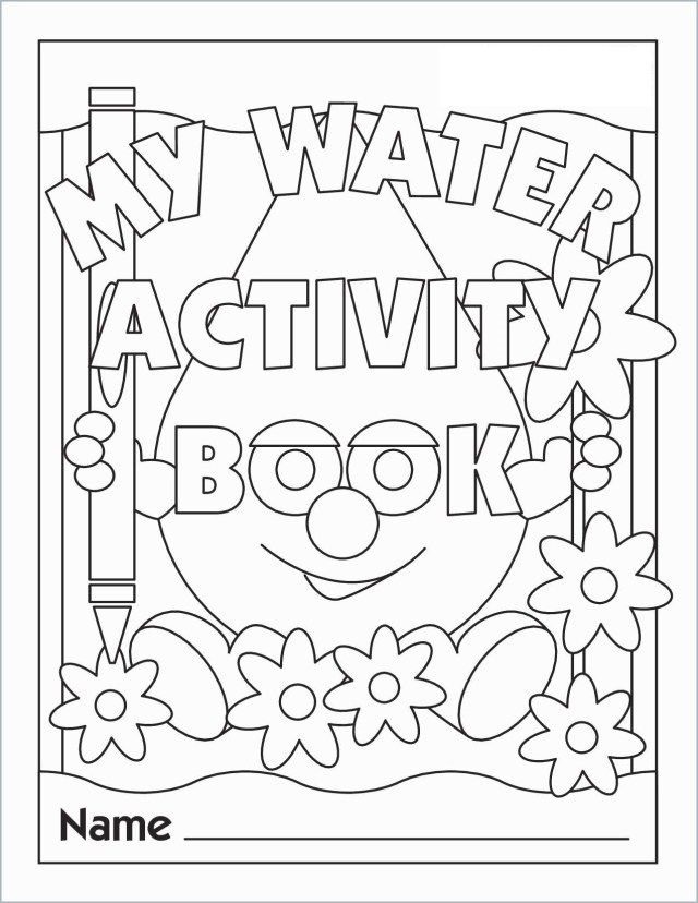 coloring pages worksheets kids water