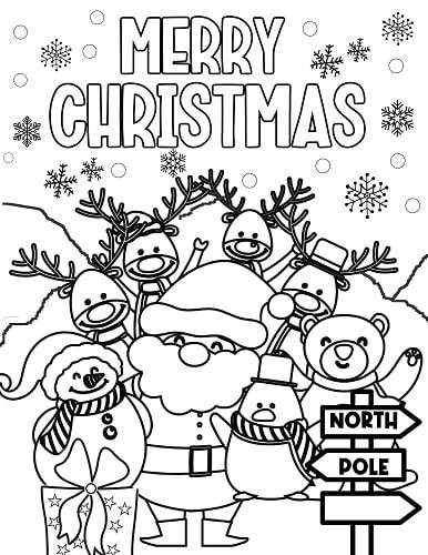 Coloring Sheets Xmas