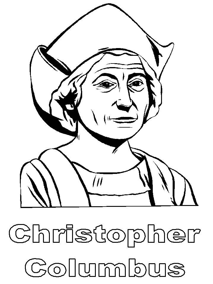 Columbus Coloring Page Printable