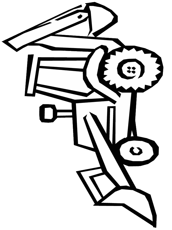 Backhoe Loaders Coloring Pages