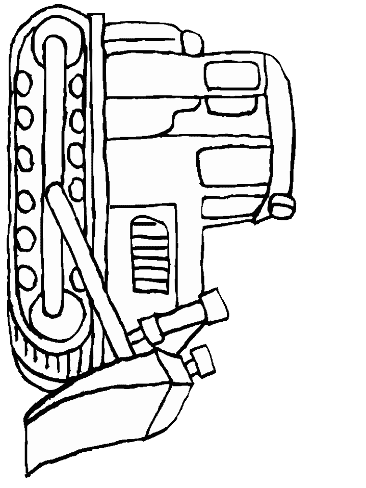 Bulldozers Coloring Pages