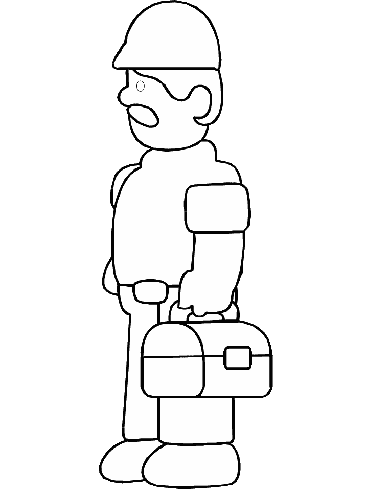 Construction 4 Transportation Coloring Pages