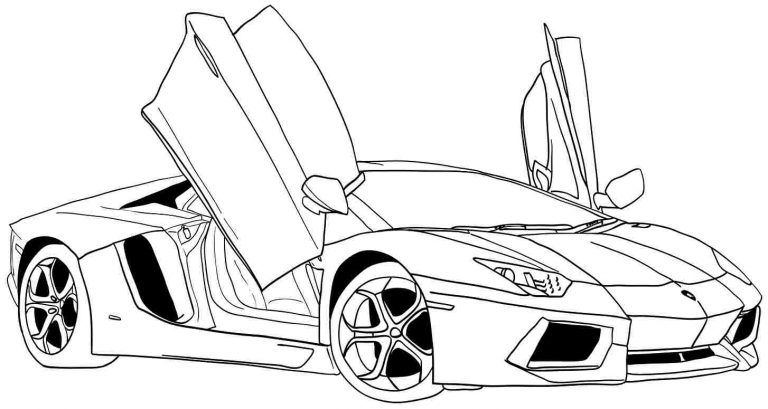 cool car coloring pages