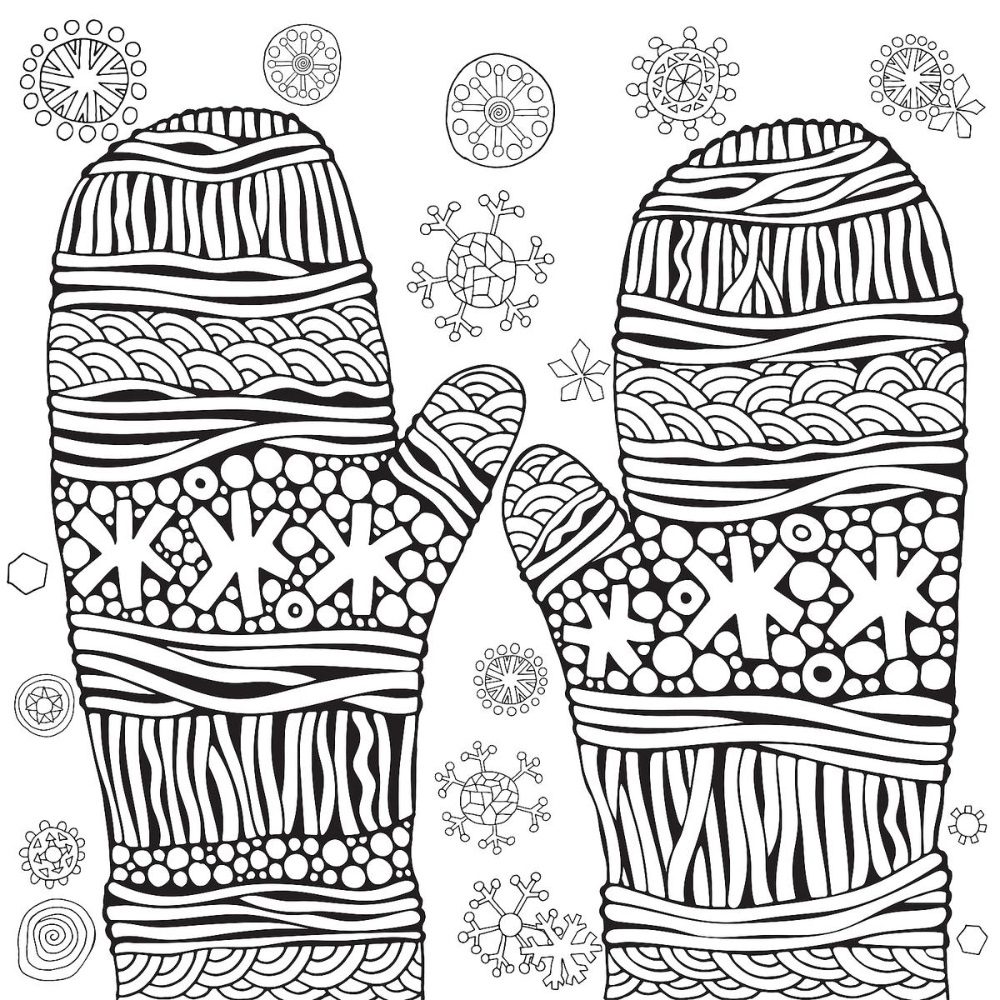 cool coloring pages winter