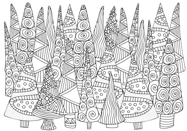 cool winter designs coloring pages