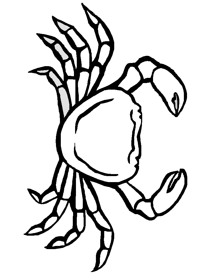Crab5 Animals Coloring Pages