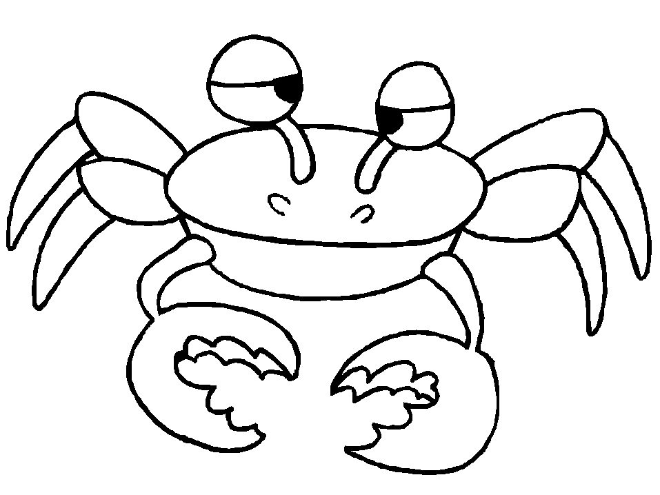 Moana Crab Coloring Pages