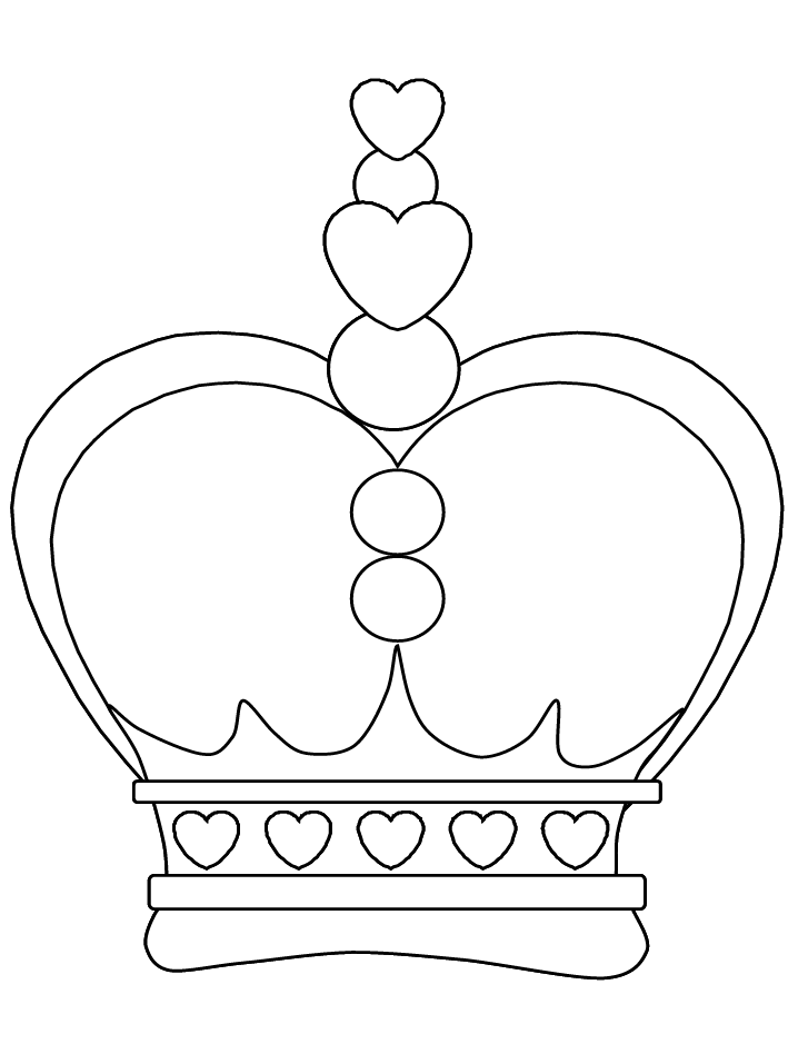 Crown Fantasy Coloring Pages