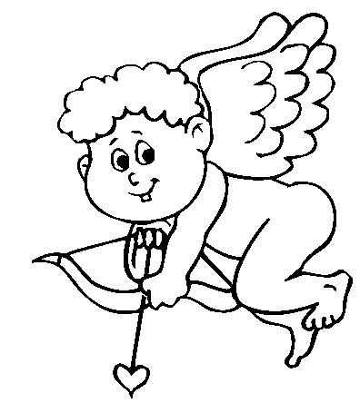 Cupid Coloring page