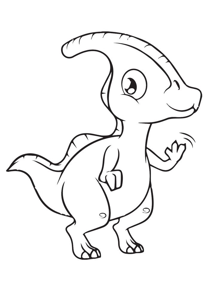 cute baby dinosaur coloring pages