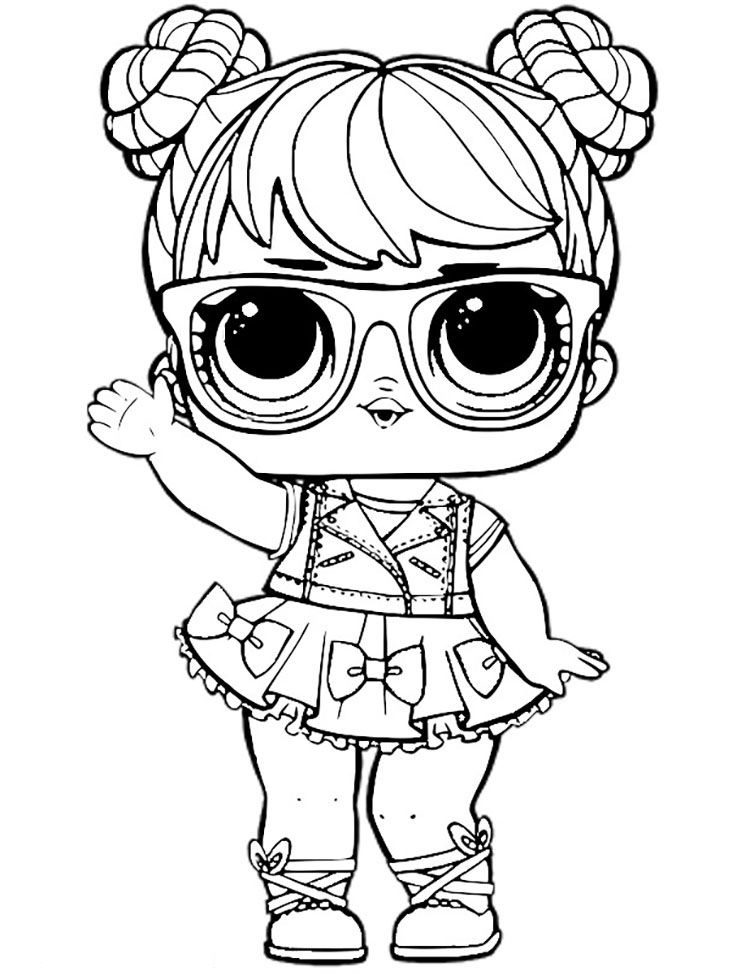 cute coloring pages lol dolls