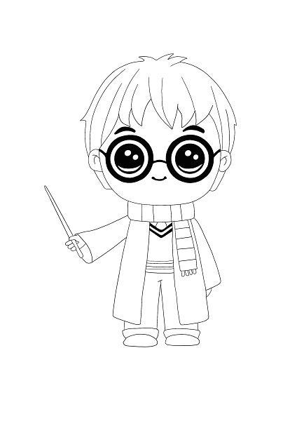 Cute Harry Potter Coloring Pages