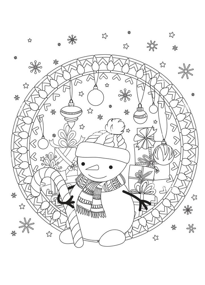 cute winter coloring pages -pinterest