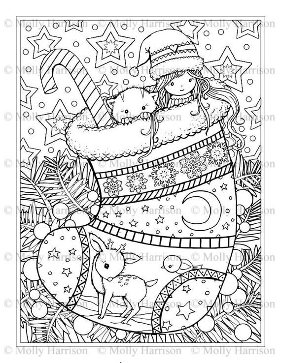 cute winter wonderland coloring pages