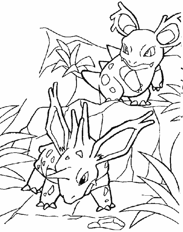 Pokemon Coloring Page For Kids