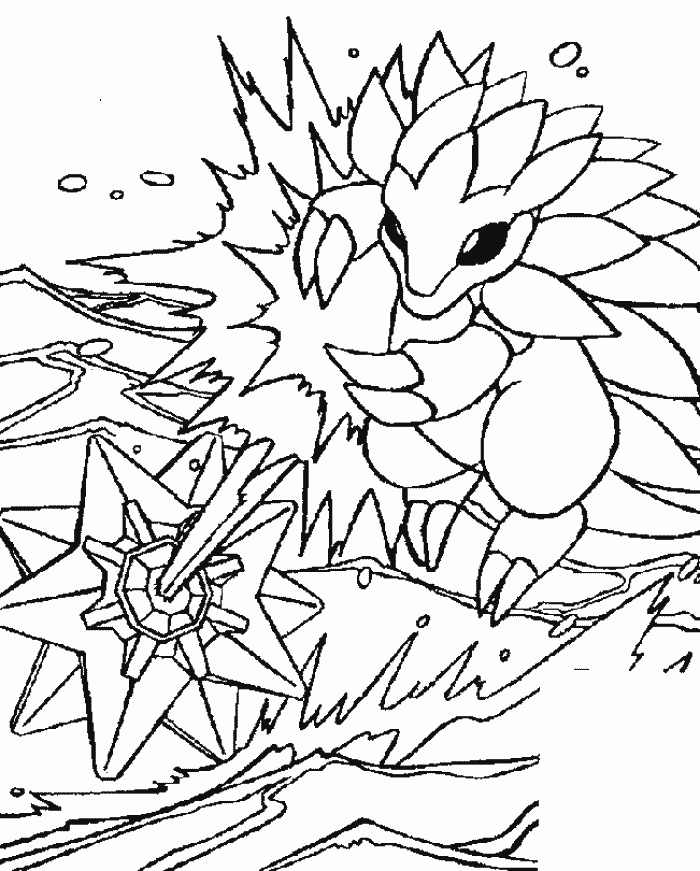 Pokemon Coloring Page Free