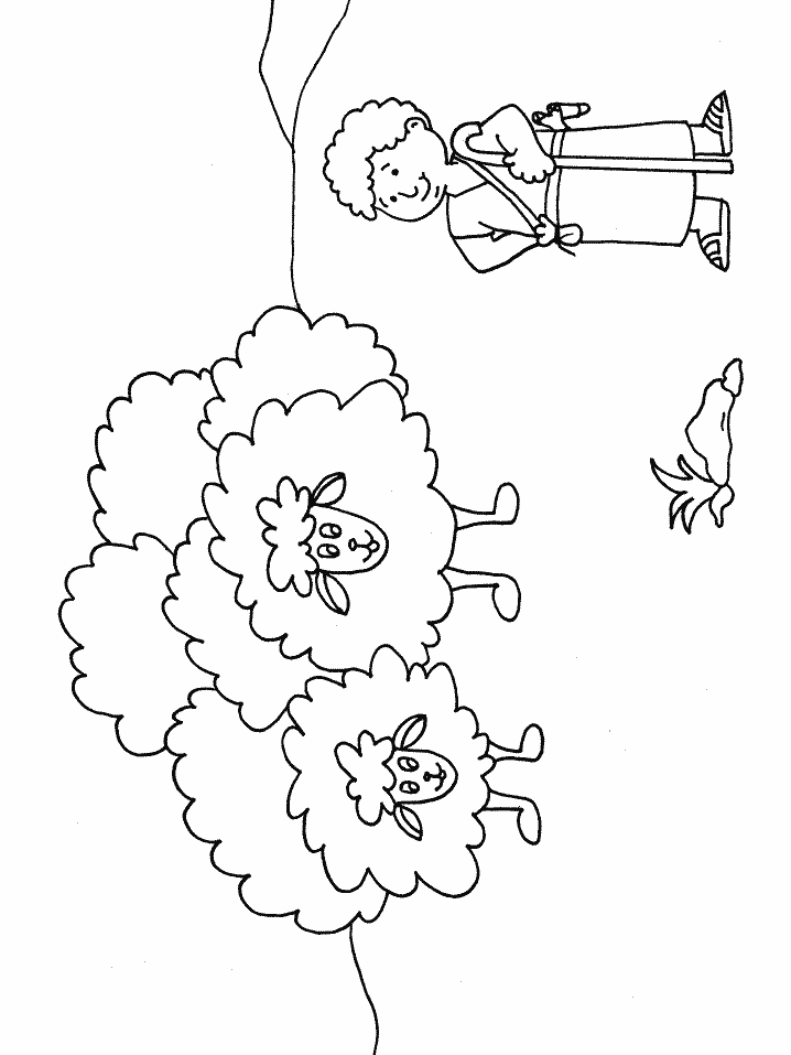 David Bible Coloring Page For Kids