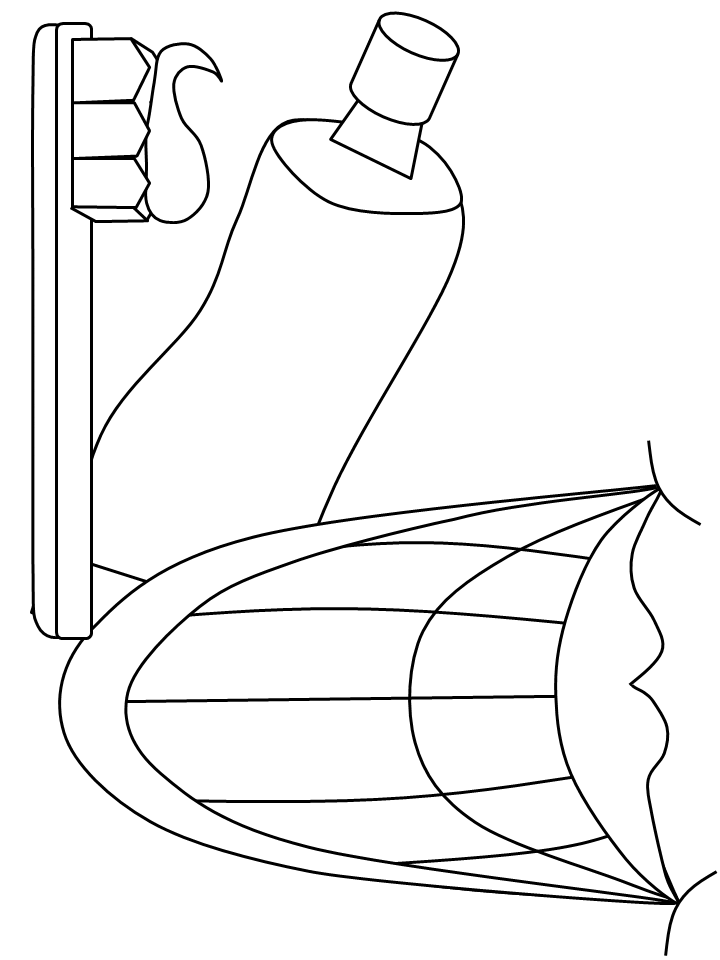 Dental Coloring Page