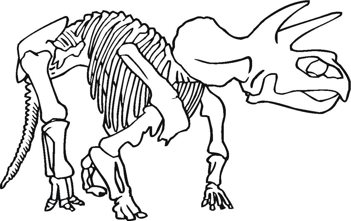 dinosaur-bones-coloring-pages-free