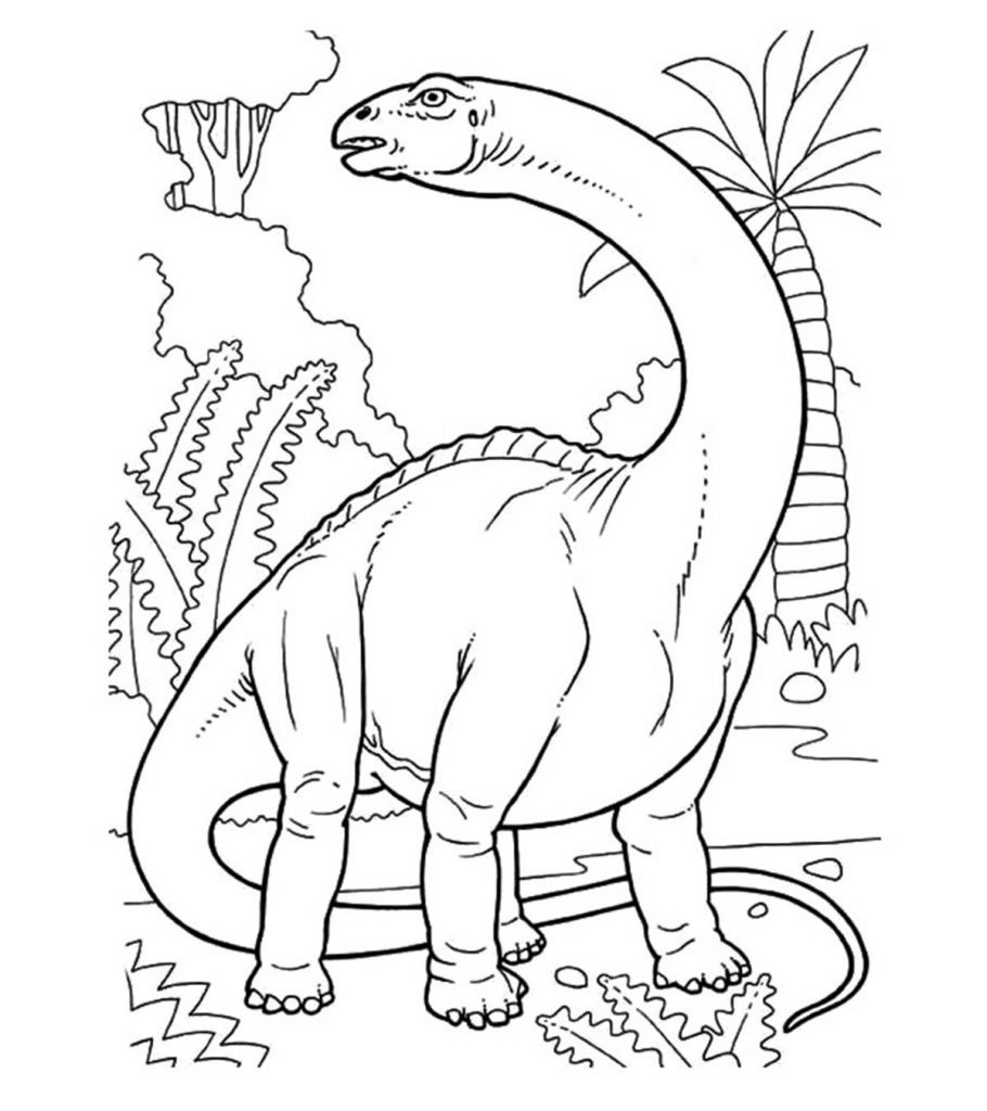 dinosaur coloring book pages