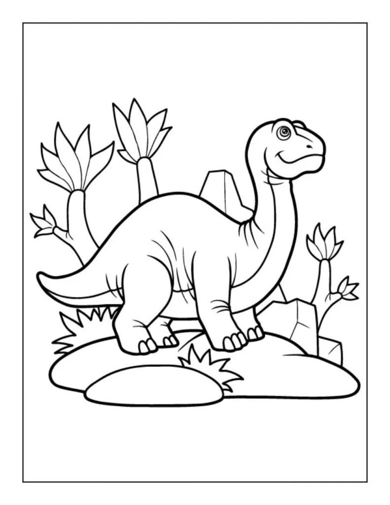 dinosaur coloring pages free