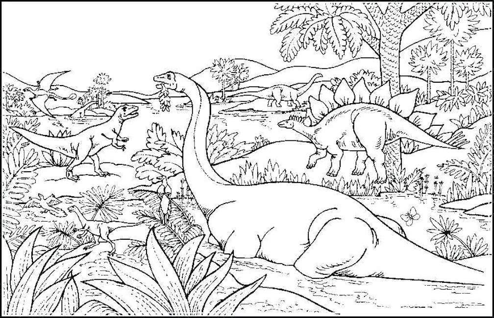 dinosaur coloring pages printable