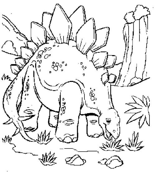 dinosaur coloring page