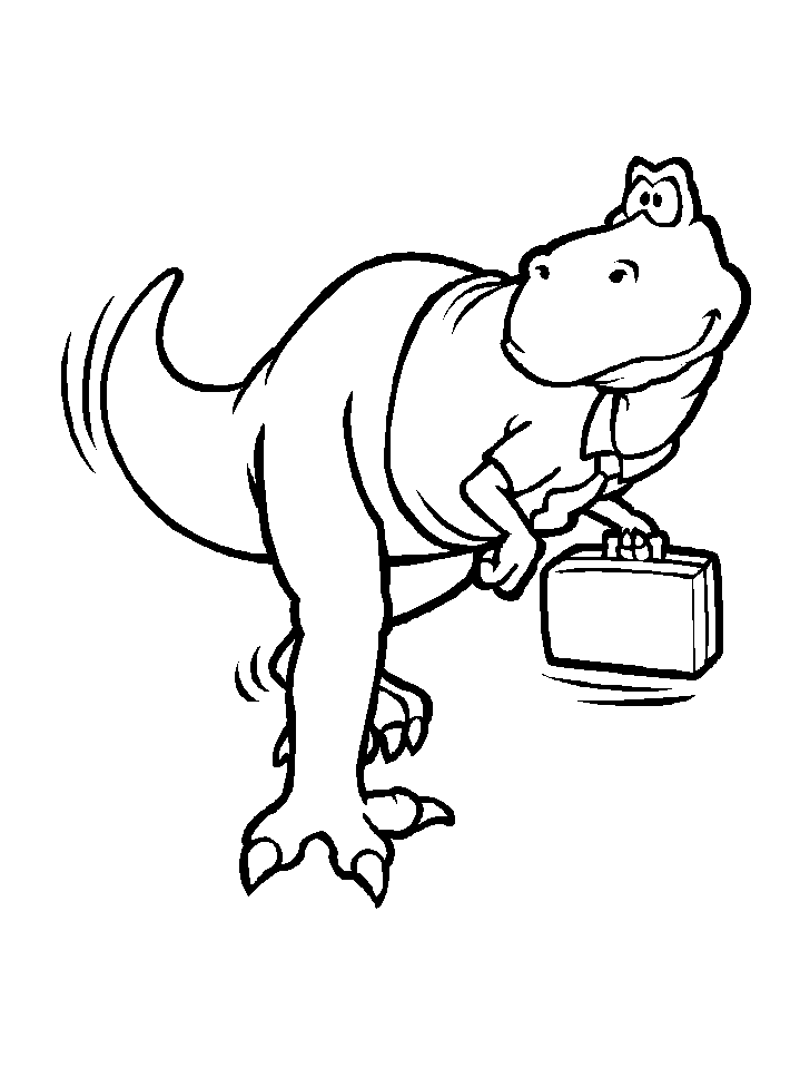 Dinosaur Dino1 Animals Coloring Pages
