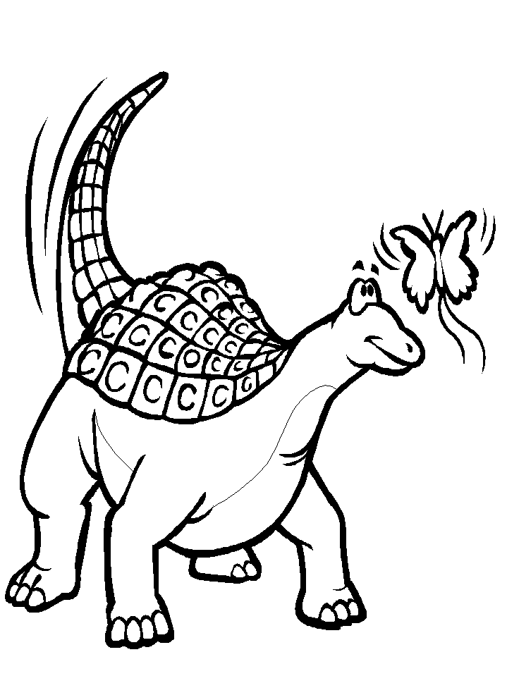 Dinosaur Dino14 Animals Coloring Pages