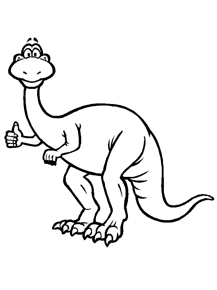 Dinosaur Dino3 Animals Coloring Pages