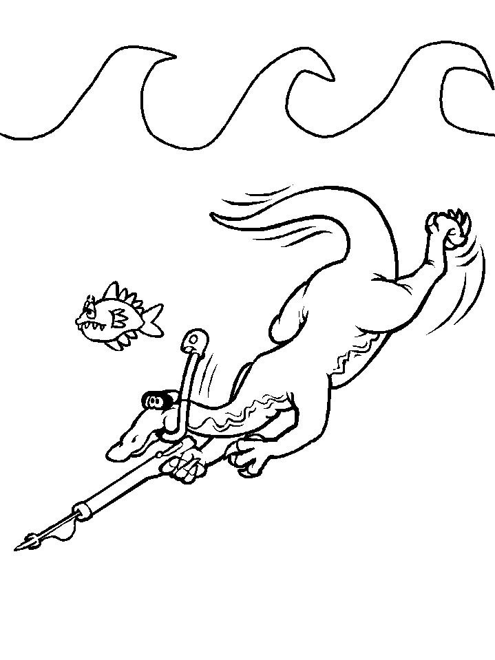 Dinosaur Dino4 Animals Coloring Pages