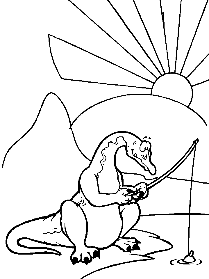 Dinosaur Dino5 Animals Coloring Pages