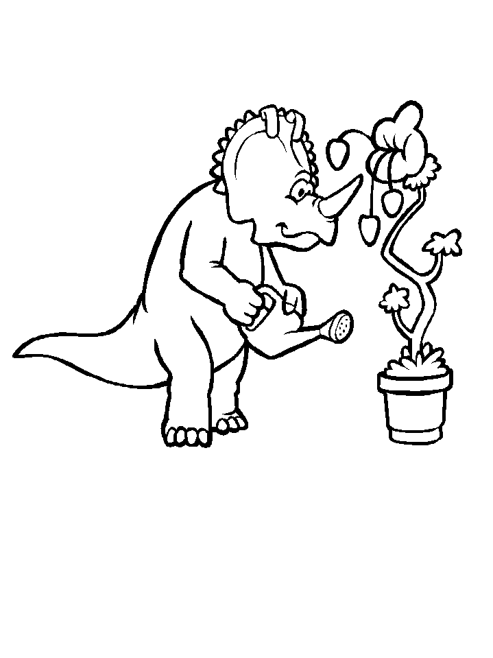Dinosaur Dino7 Animals Coloring Pages