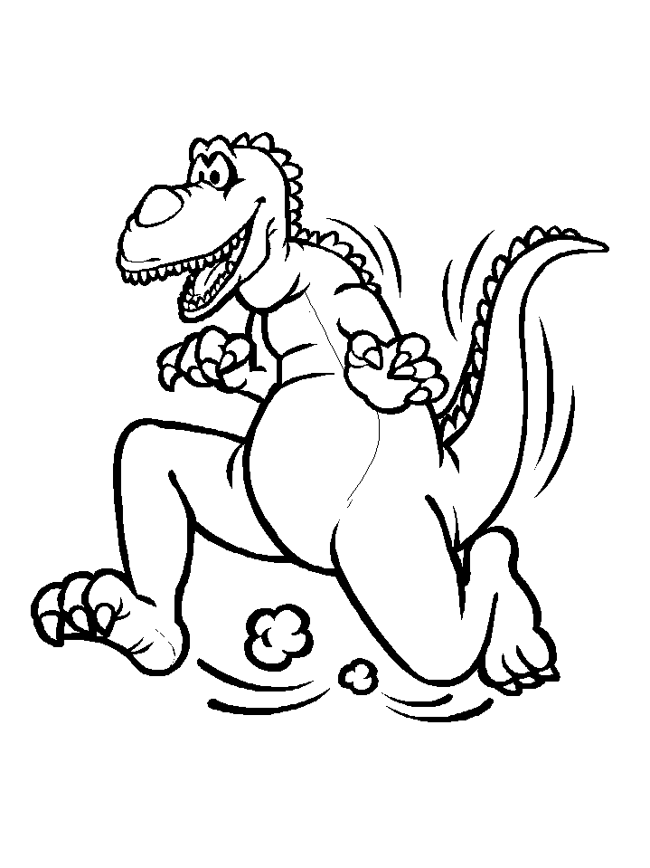 Dinosaur Dino8 Animals Coloring Pages