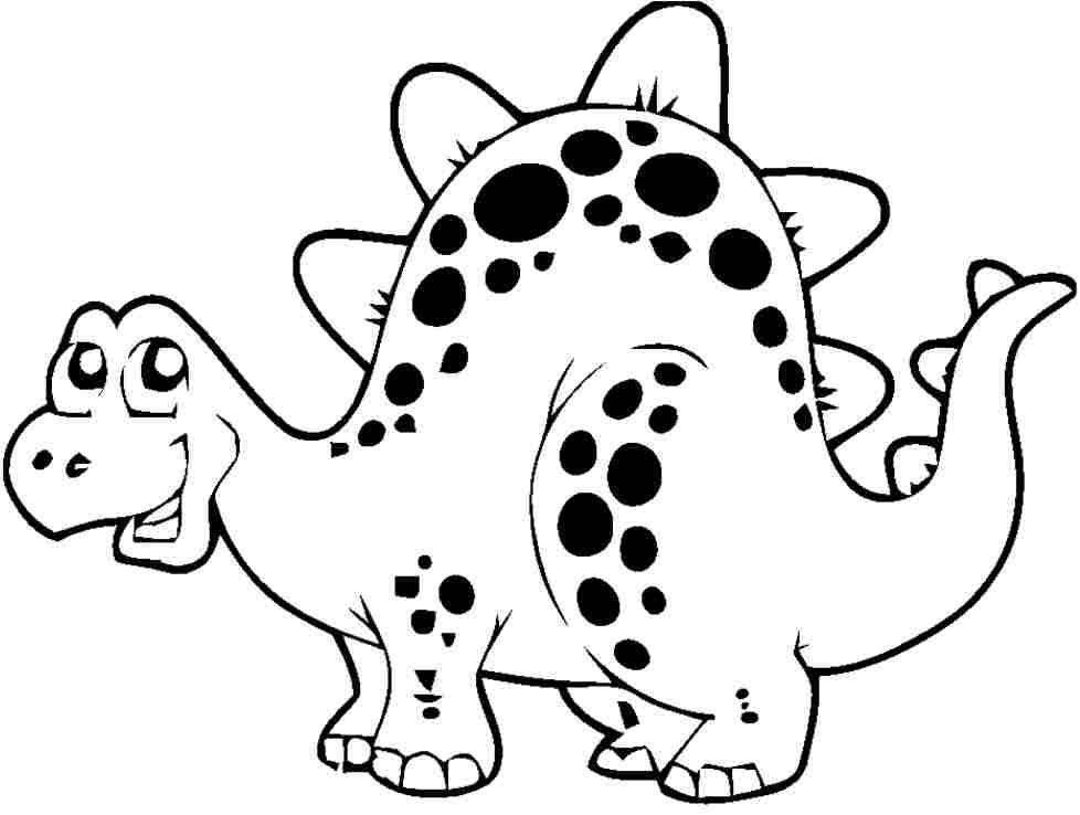 dinosaur free coloring pages