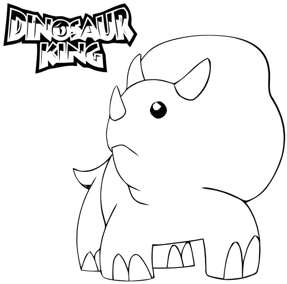 dinosaur king coloring pages