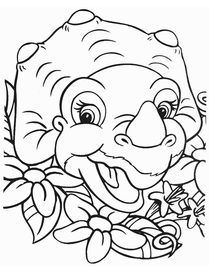 Dinosaur Lf3 Animals Coloring Pages