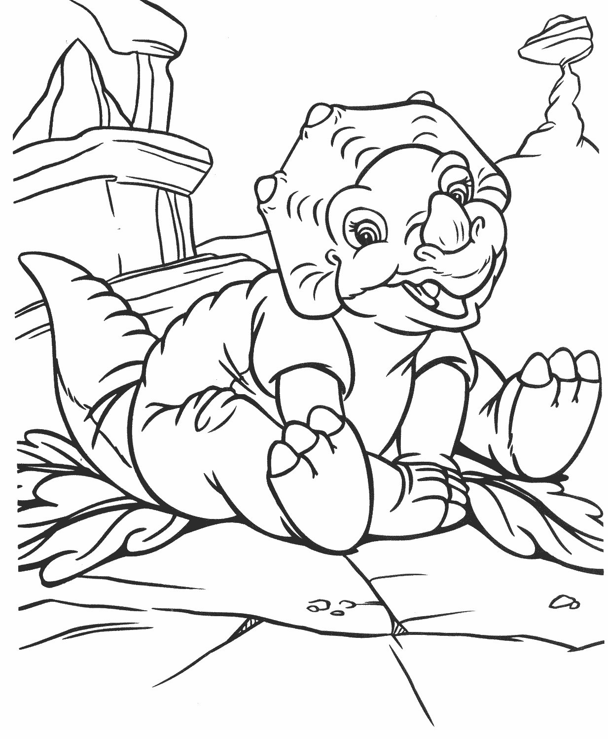 Dinosaur Lf4 Animals Coloring Pages