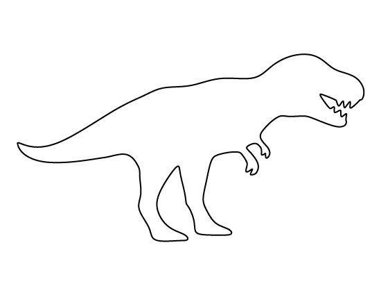 dinosaur outline coloring pages