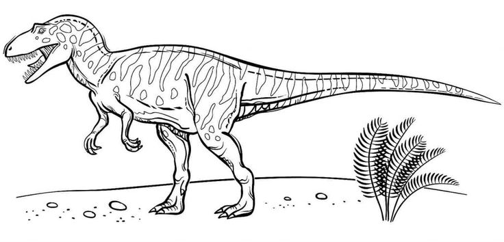 dinosaur raptor coloring pages