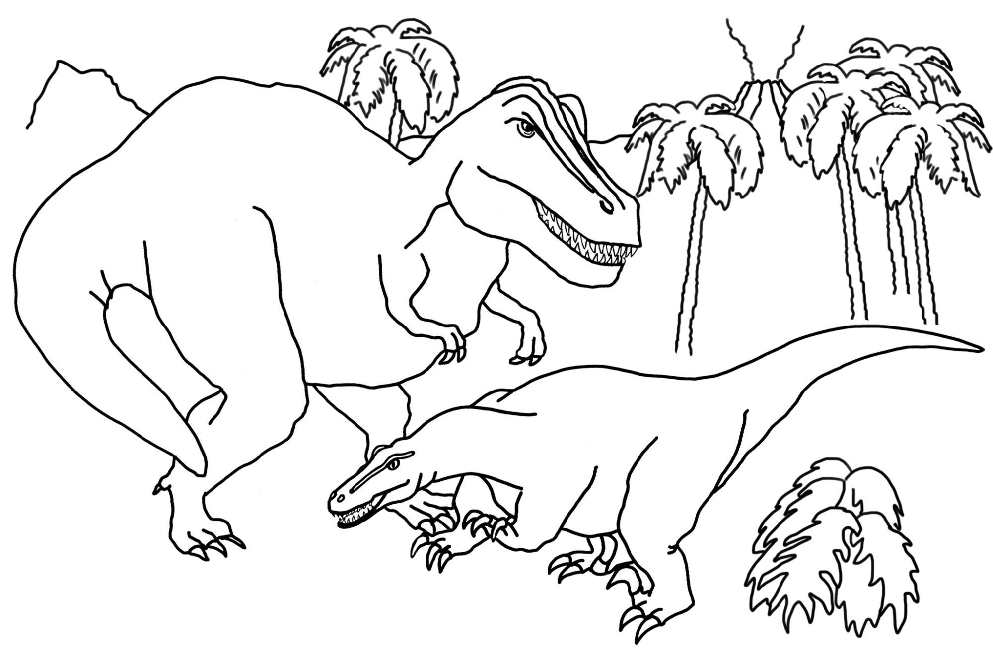 dinosaur-thanksgiving-coloring-pages